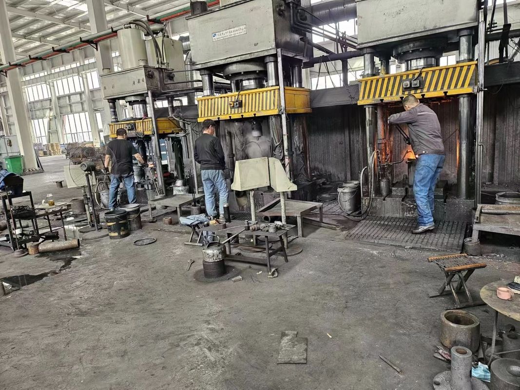 OEM Precision Aluminium Alloy Messing Koper Staal Open Die Forging Parts